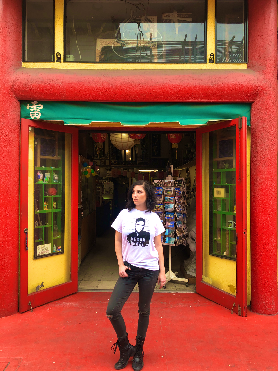 Joaquin Phoenix Vegan Rebel Mug Shot T-shirt