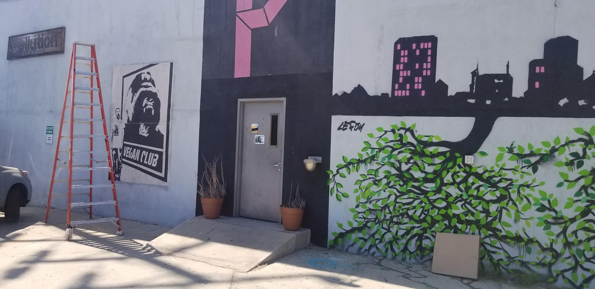 Original Mural at Pollution Studios in Los Angeles