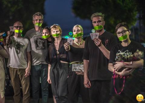 March of Silence with Moby