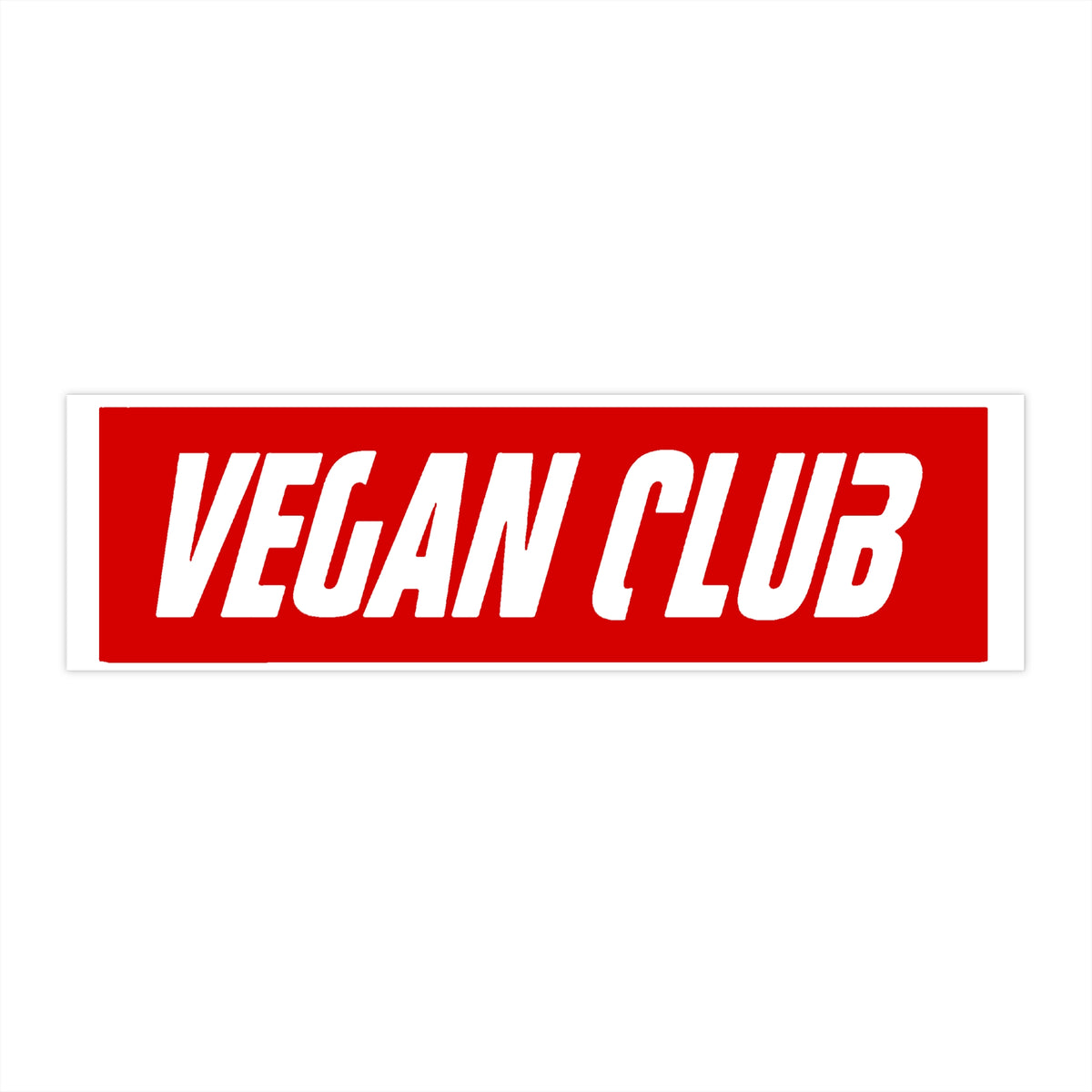 Vegan Club Bumper Stickers