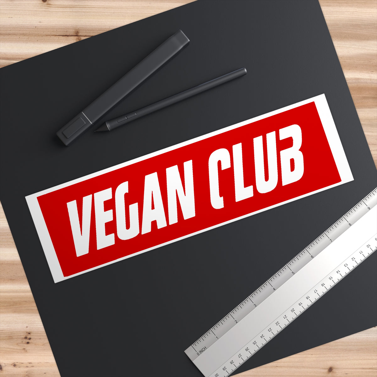 Vegan Club Bumper Stickers