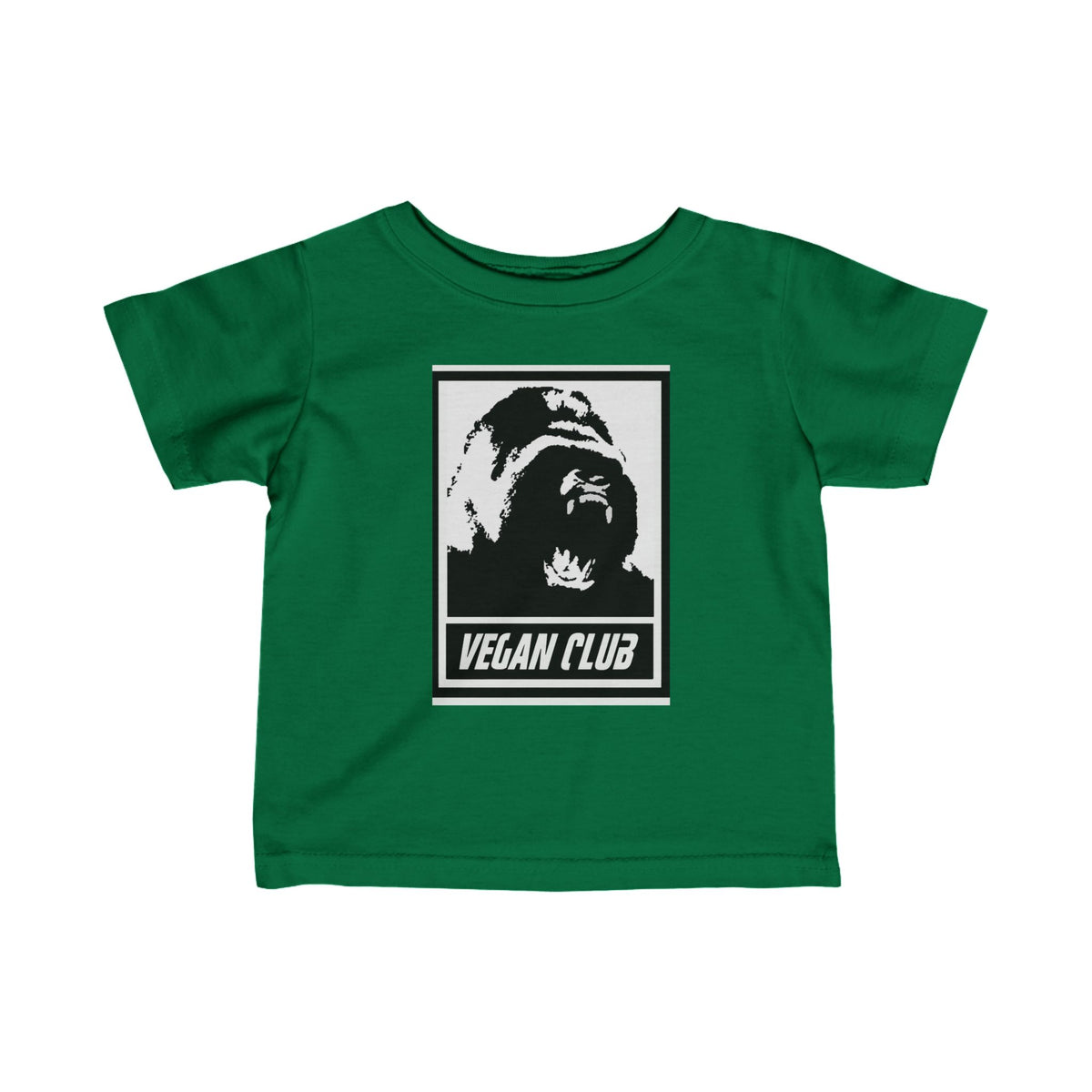 Infant Tee - Vegan Club Gorilla Print