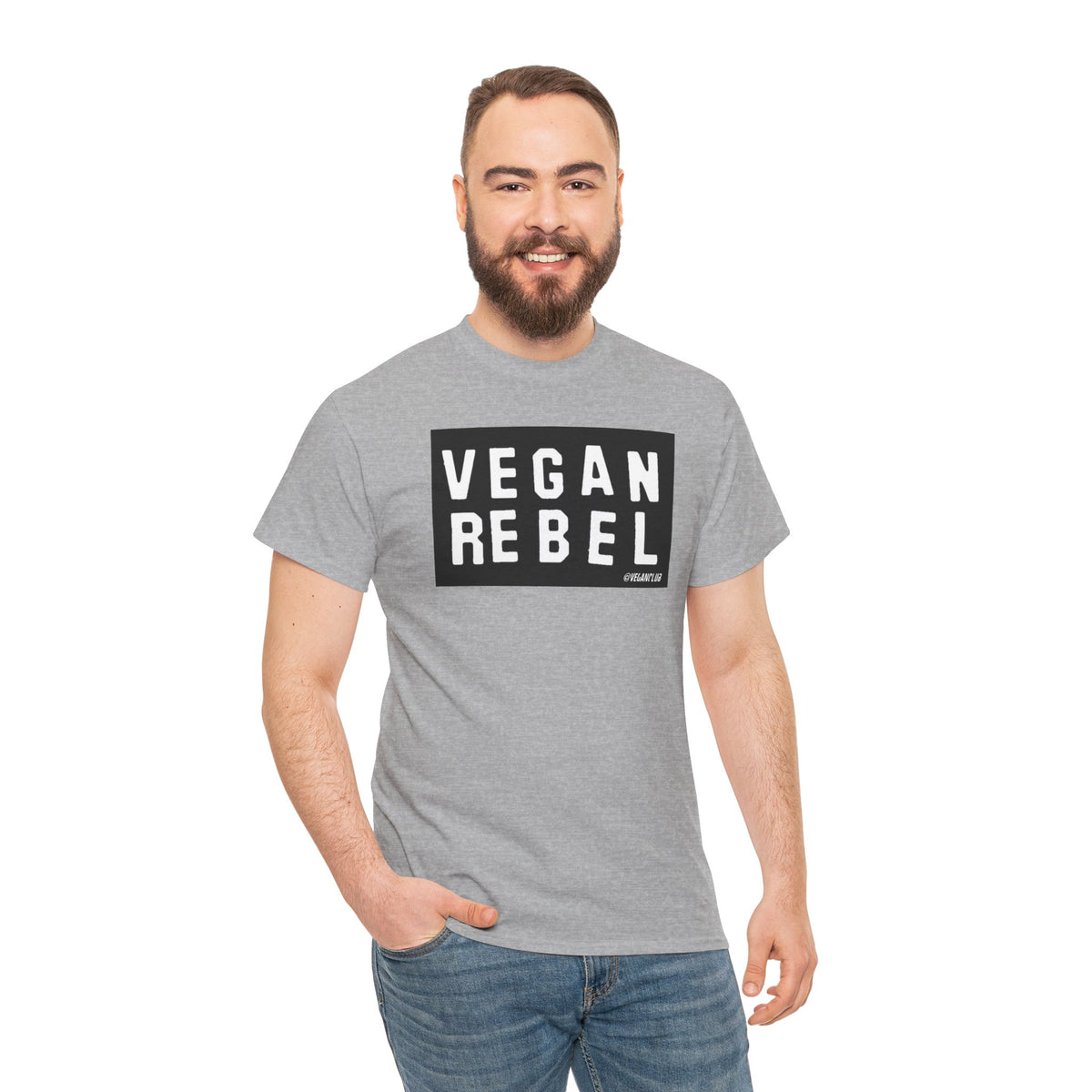 Vegan Rebel T-shirt - Unisex Heavy Cotton Tee