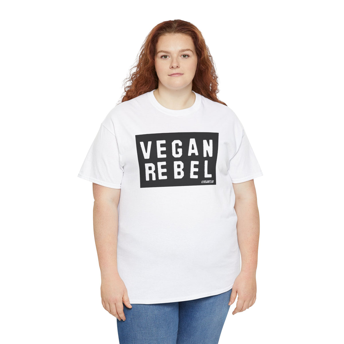 Vegan Rebel T-shirt - Unisex Heavy Cotton Tee