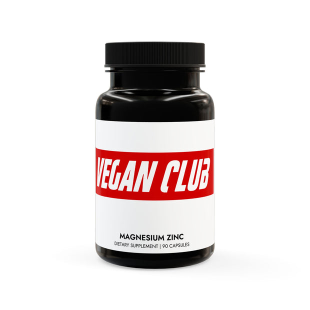 Vegan Club Magnesium Zinc Supplement (90 Capsules)