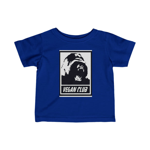 Infant Tee - Vegan Club Gorilla Print