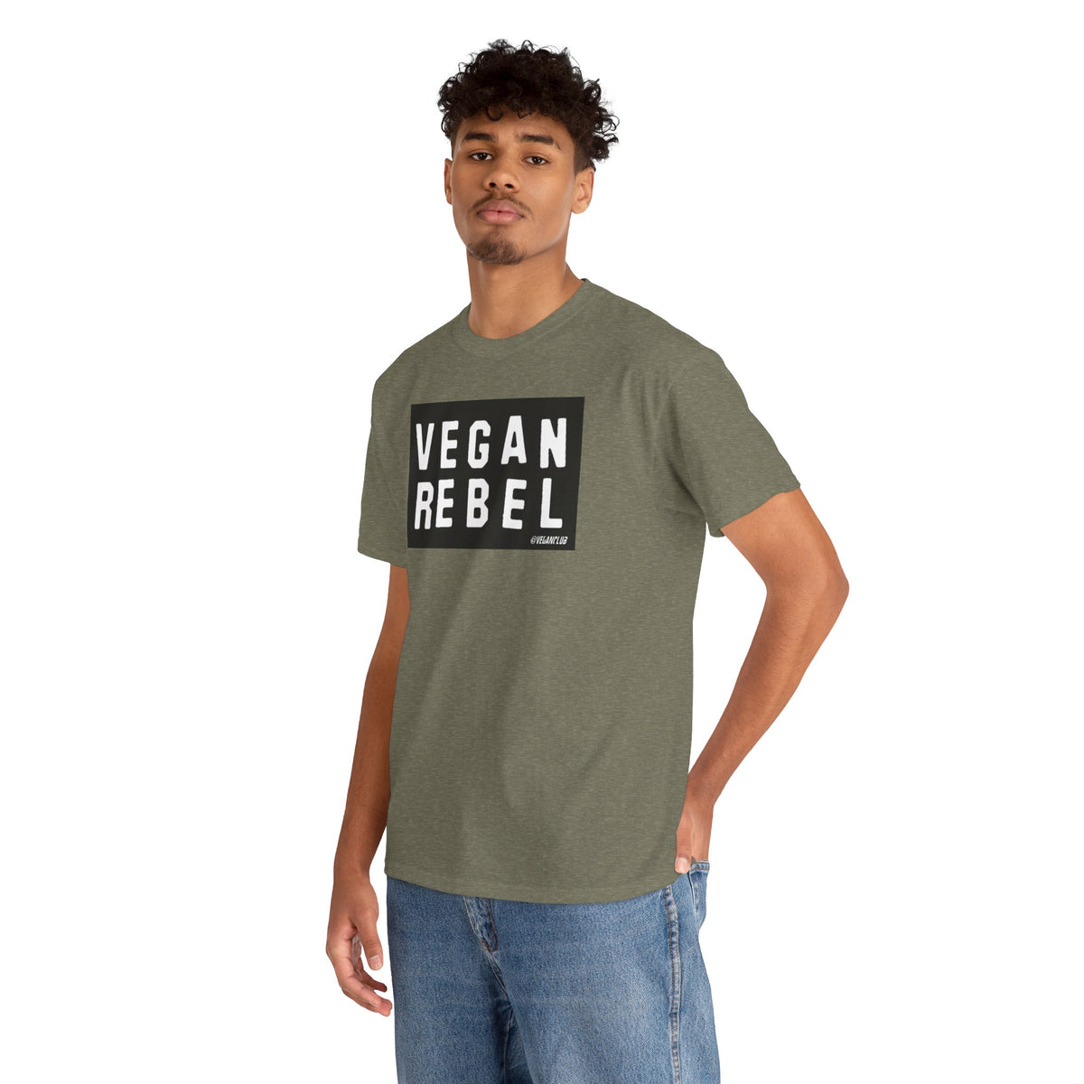 Vegan Rebel T-shirt - Unisex Heavy Cotton Tee