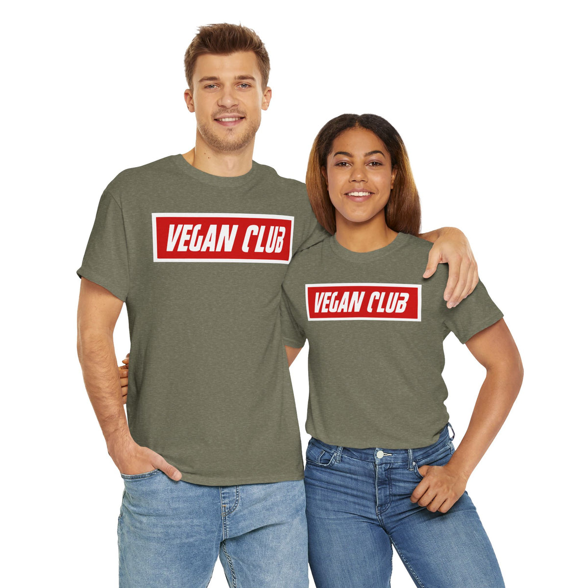 Vegan Club T-shirt - Unisex Heavy Cotton Tee