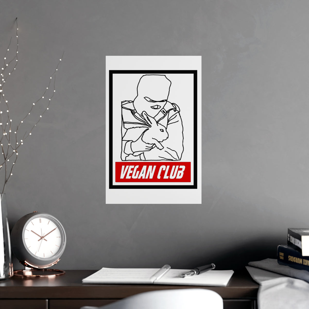 ALF Rabbit Rescue — Vegan Club poster