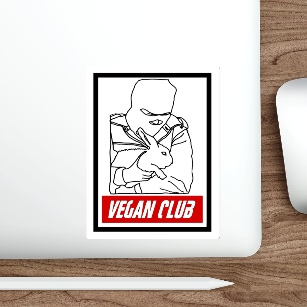 ALF Rabbit Rescue — Vegan Club sticker