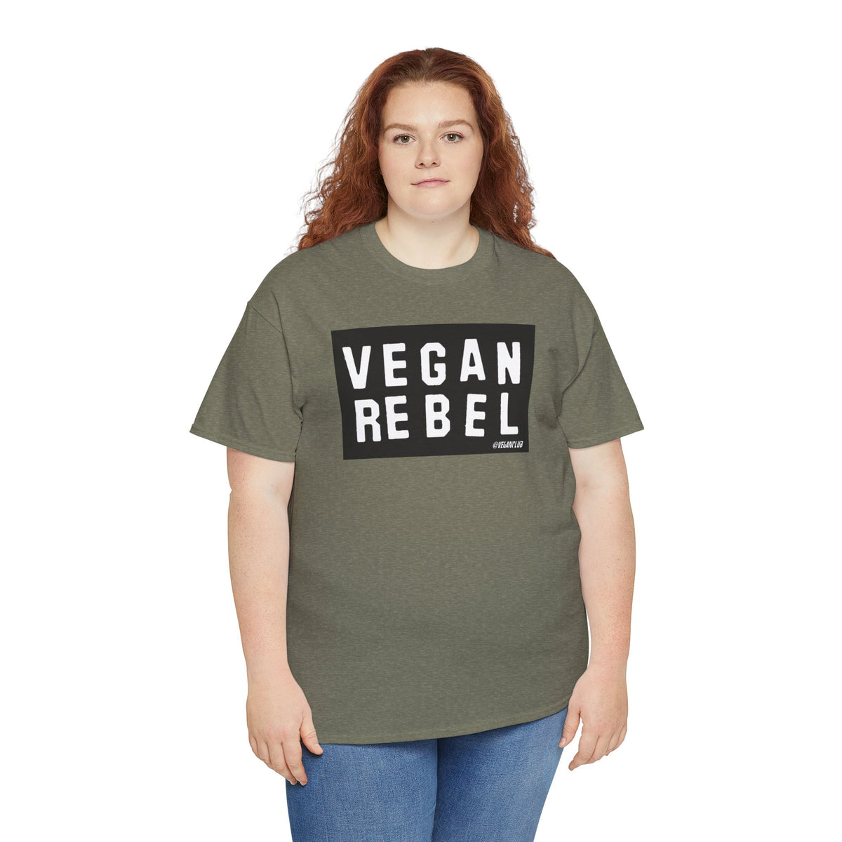 Vegan Rebel T-shirt - Unisex Heavy Cotton Tee