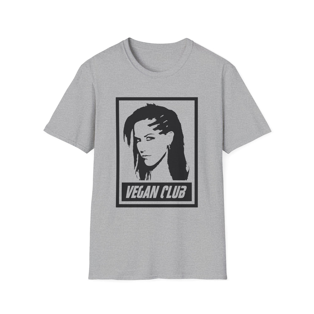 Vegan Club Unisex Softstyle T-Shirt featuring Alissa White Gluz