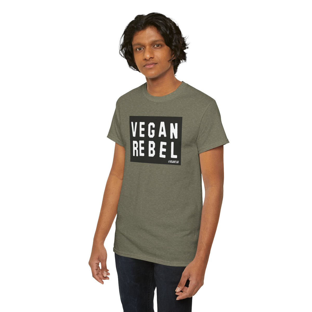 Vegan Rebel T-shirt - Unisex Heavy Cotton Tee