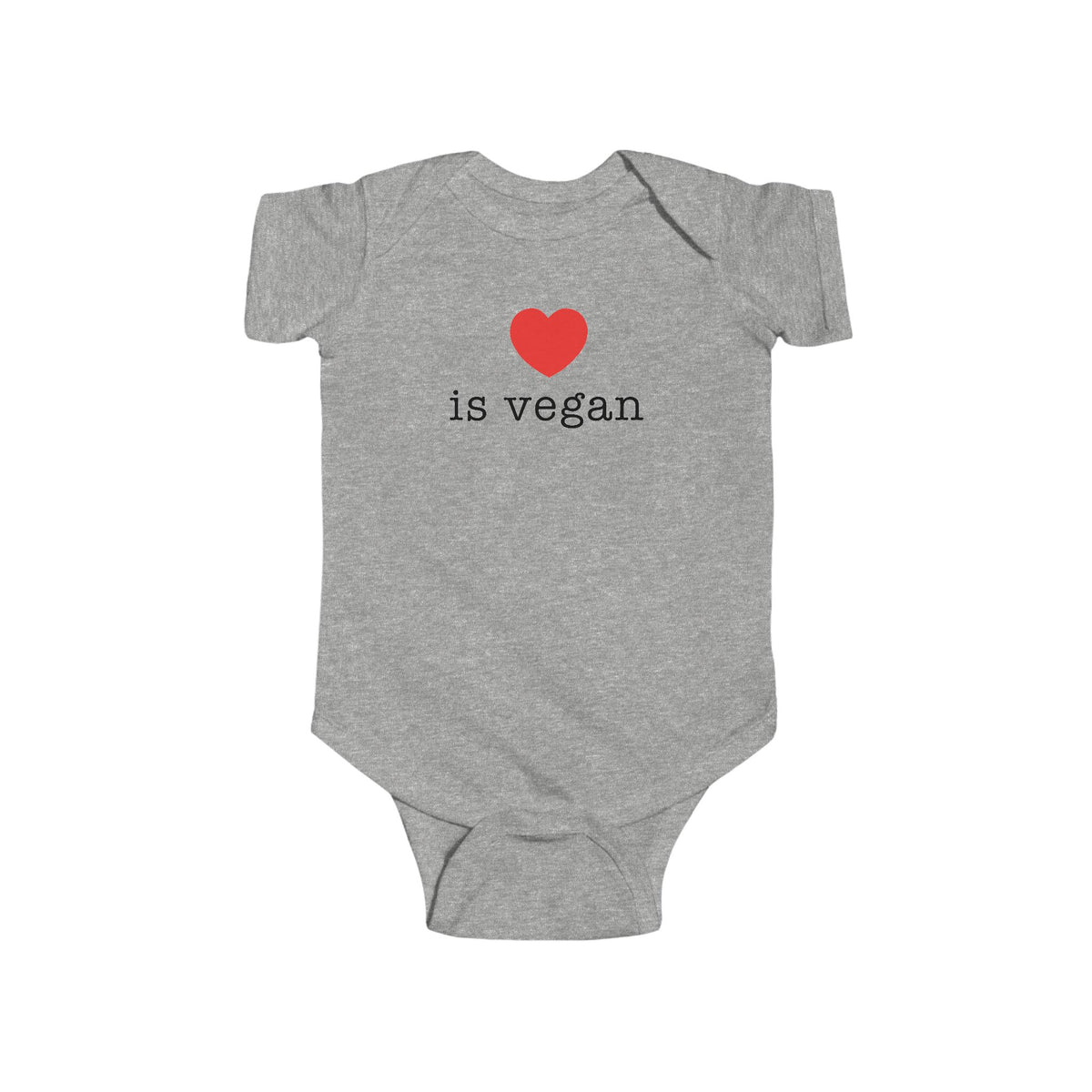 Love is Vegan Baby Bodysuit – Born with Compassion