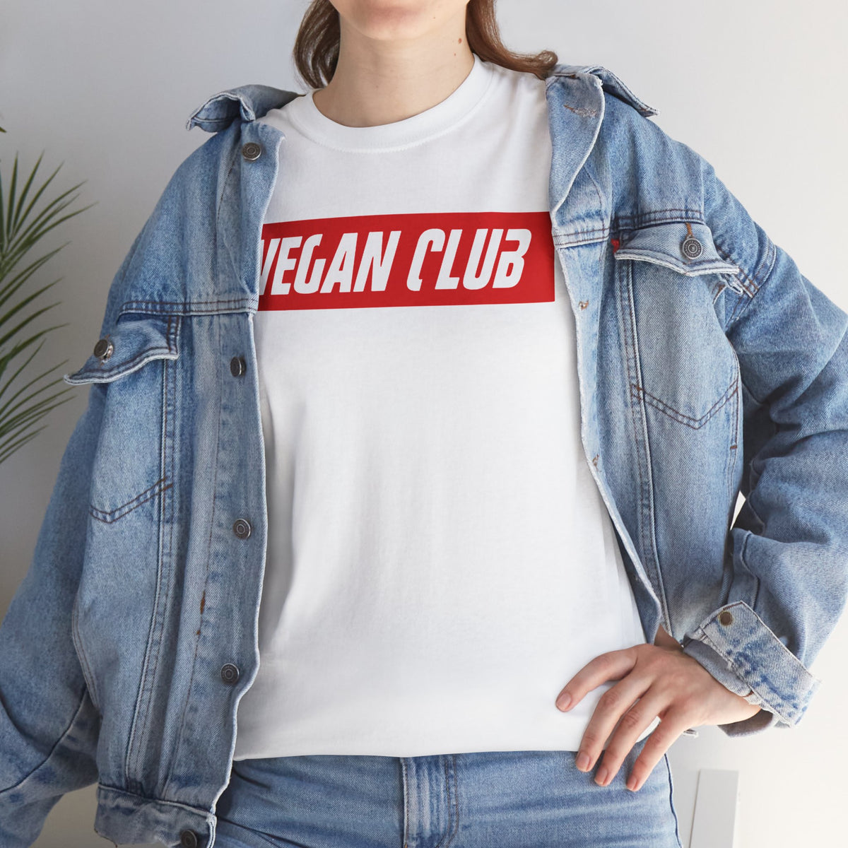 Vegan Club T-shirt - Unisex Heavy Cotton Tee