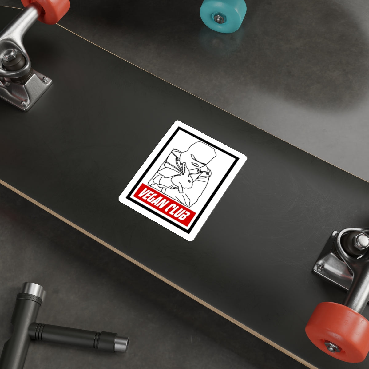 ALF Rabbit Rescue — Vegan Club sticker