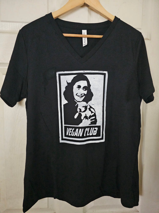 Anna Frank Vegan Club T-shirt