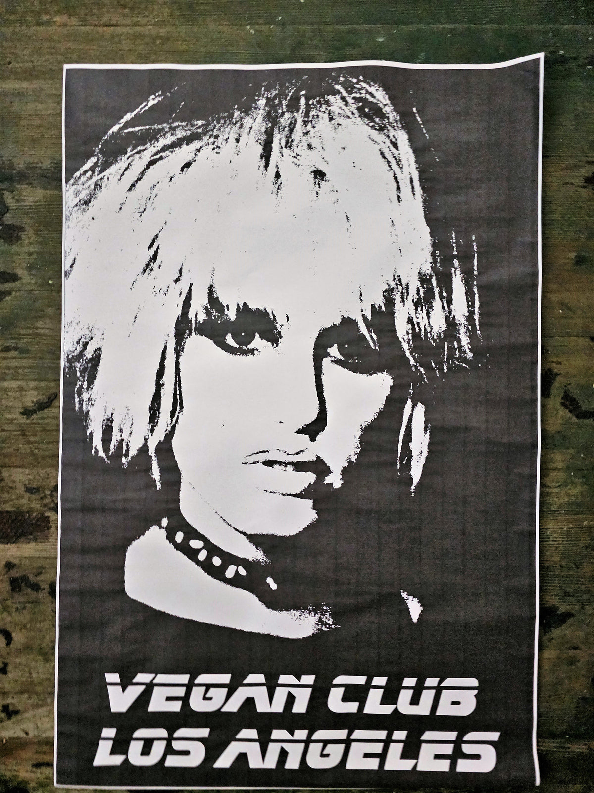 NewsPrint Poster Vegan Club feat. Daryl Hannah | Blade Runner