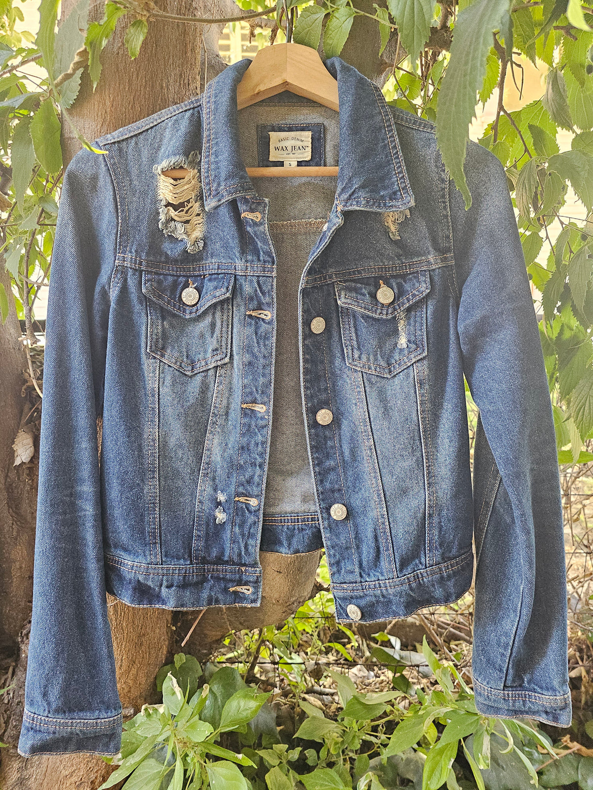 Brandi Jae Collab Jean Jacket feat a Boxing Gloves to Free All Animals