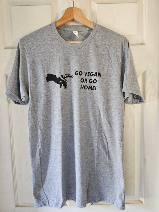 Go Vegan or Go Home T-shirt | Activist T-Shirt