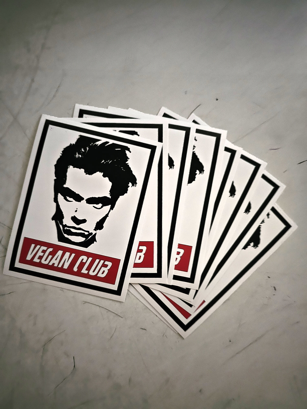 Spread the Word with 10 Vegan Club with River Phoenix Stickers