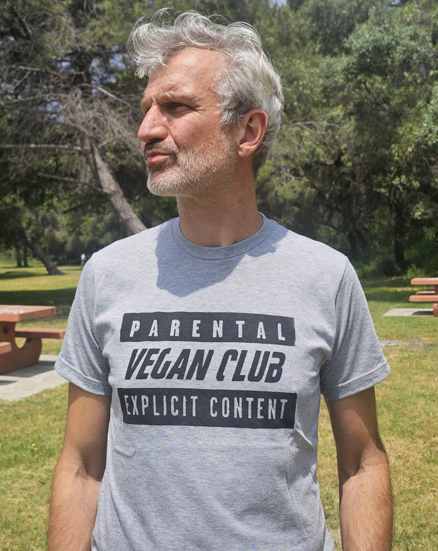 Vegan Club "Parental Discretion Advised, Explicit Content" T-shirt