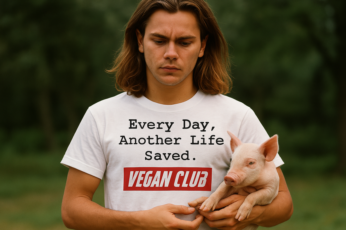 Vegan Club T-Shirt - Every Day, Another Life Saved - Unisex Softstyle Tee