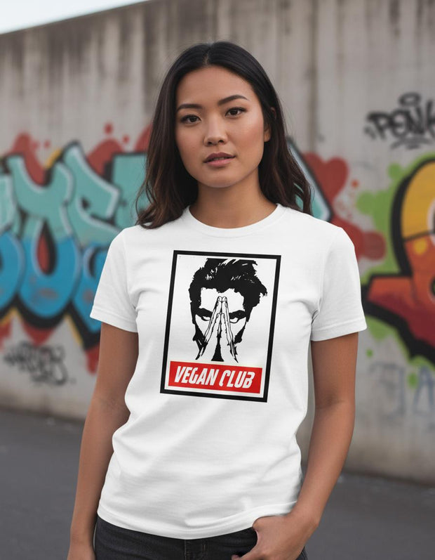 Vegan Club T-Shirt River Phoenix Praying for Time