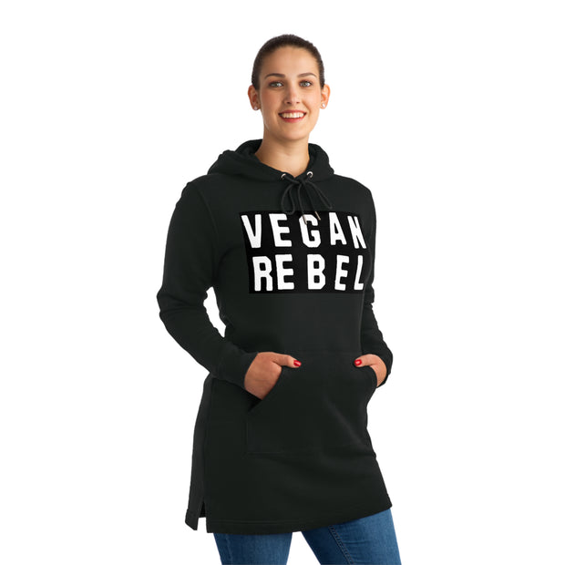 Vegan Rebel Hoodie Dress