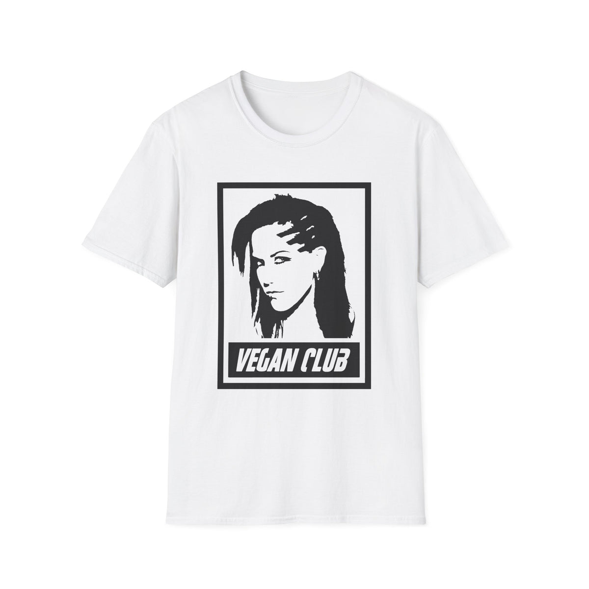 Vegan Club Unisex Softstyle T-Shirt featuring Alissa White Gluz
