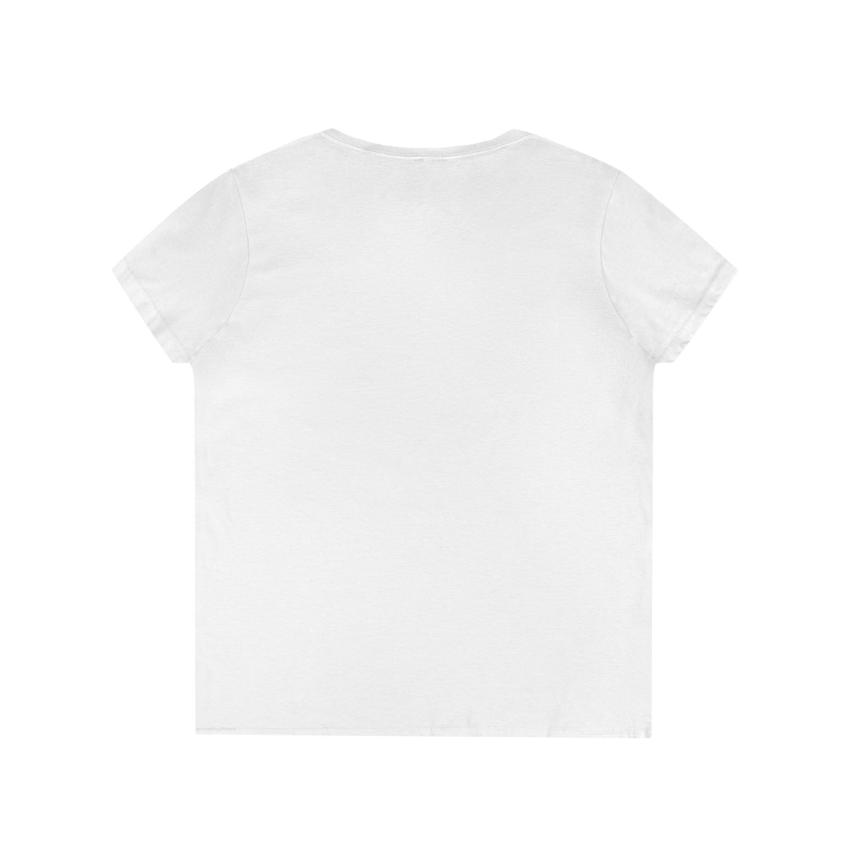 Vegan Club Ladies' V-Neck T-Shirt – Retro Monochrome Vegan Club Tee