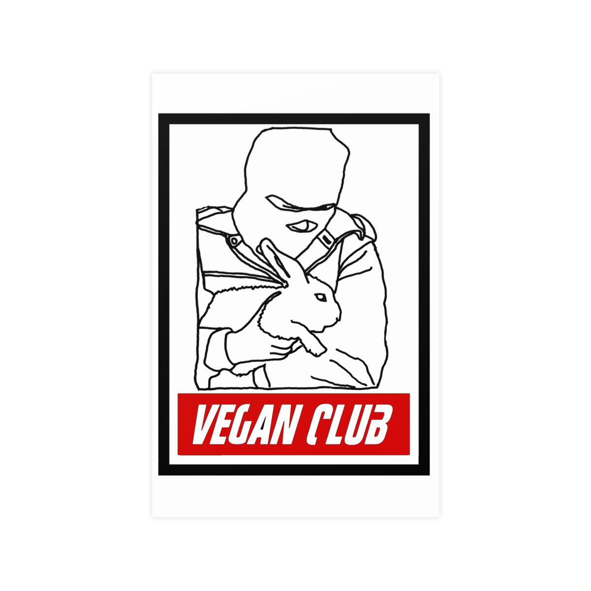 ALF Rabbit Rescue — Vegan Club poster