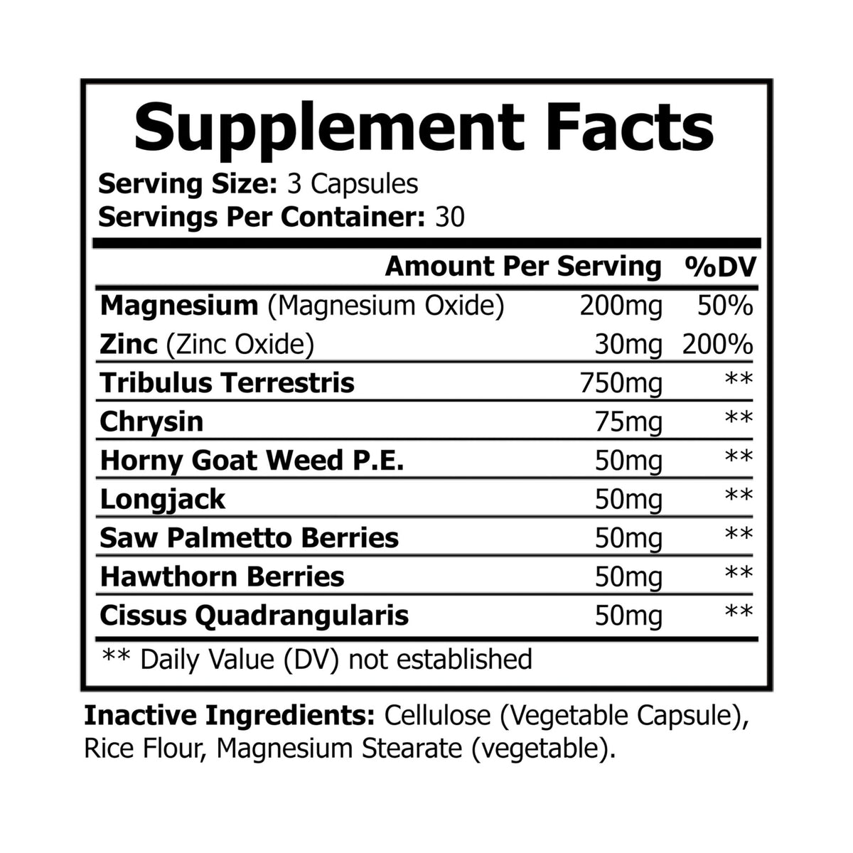 Vegan Club Magnesium Zinc Supplement (90 Capsules)