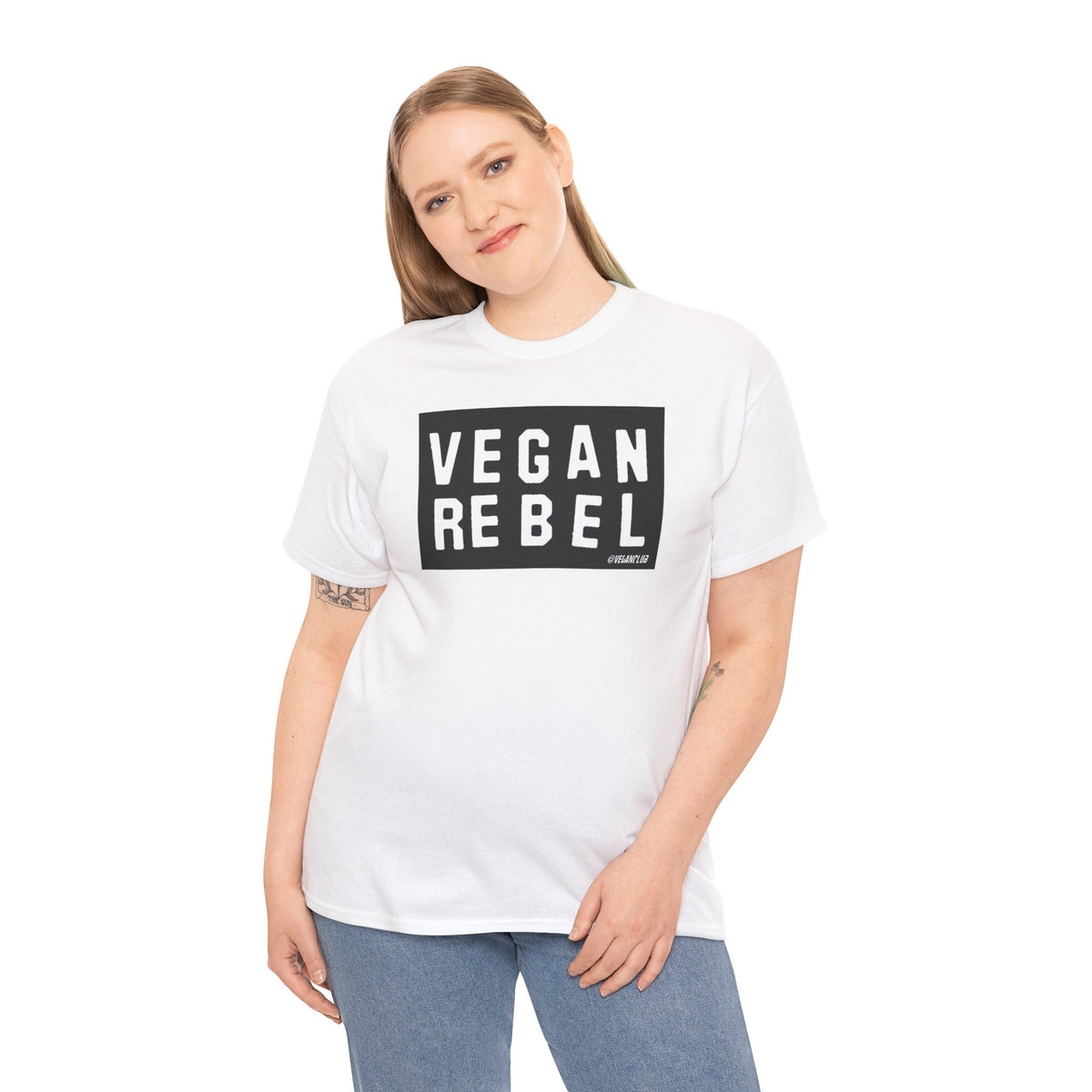 Vegan Rebel T-shirt - Unisex Heavy Cotton Tee