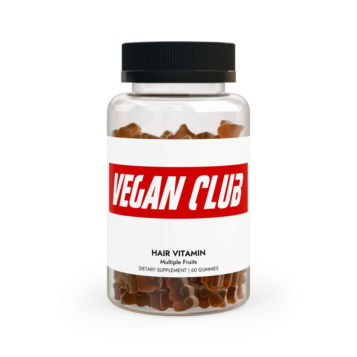 Vegan Club Hair Vitamin Gummies (60 Gummies)