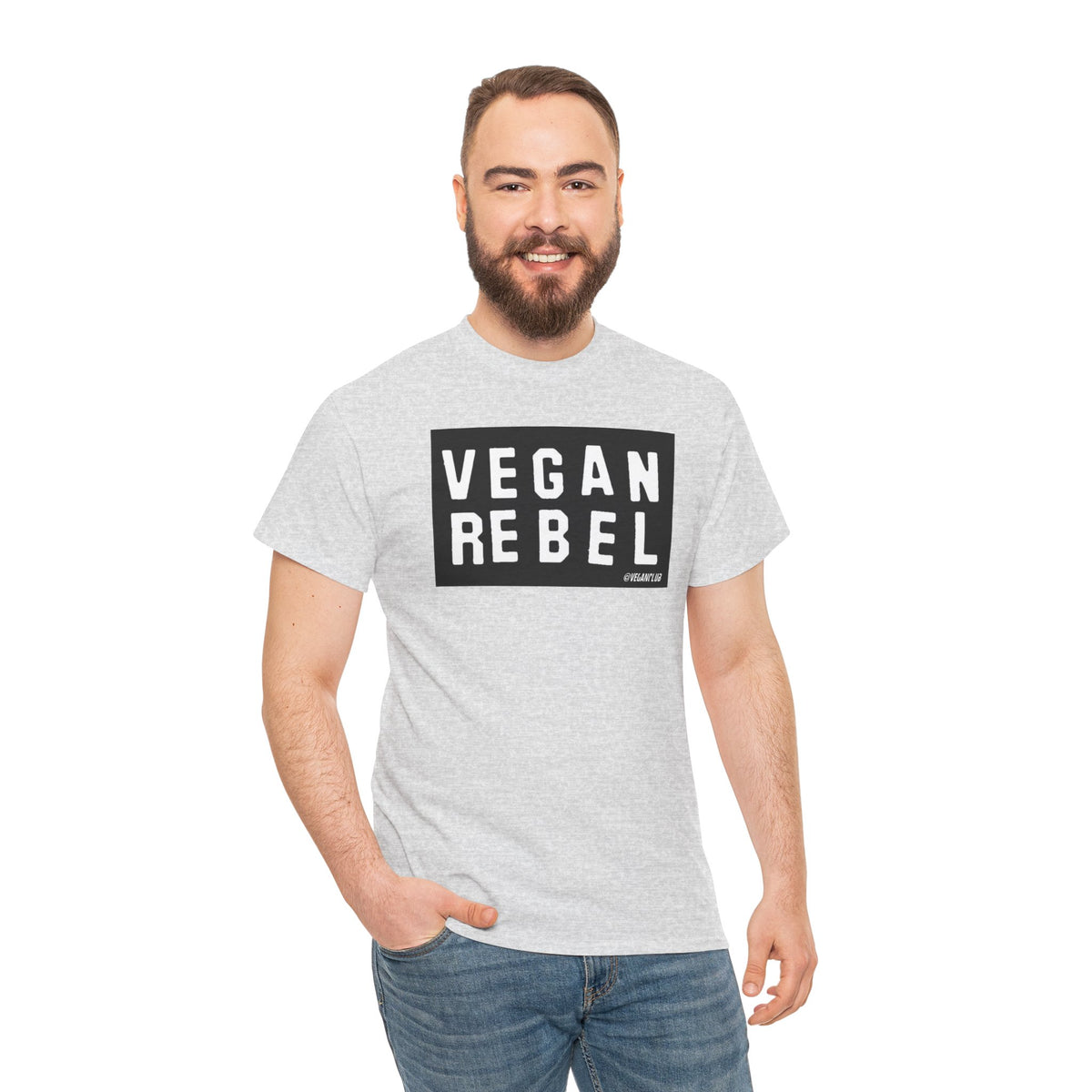 Vegan Rebel T-shirt - Unisex Heavy Cotton Tee