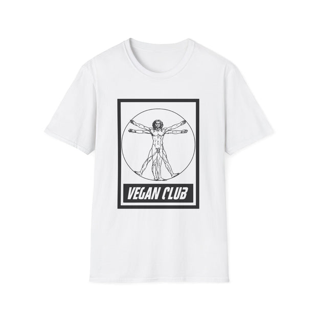 Vegan Club T-Shirt Leonardo Da Vinci