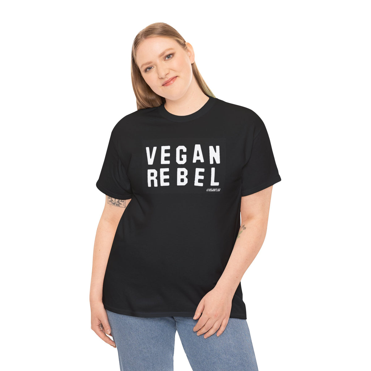 Vegan Rebel T-shirt - Unisex Heavy Cotton Tee