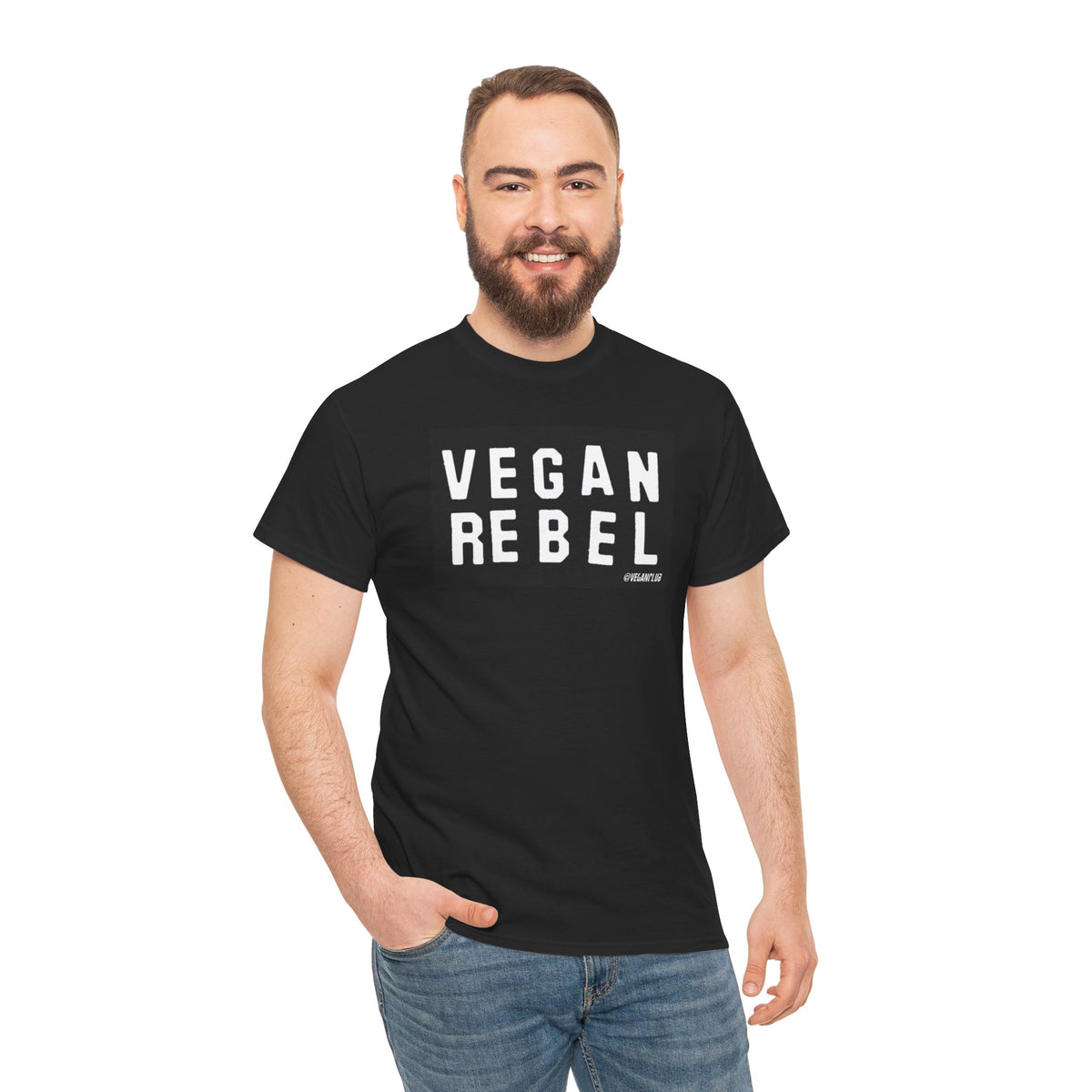 Vegan Rebel T-shirt - Unisex Heavy Cotton Tee