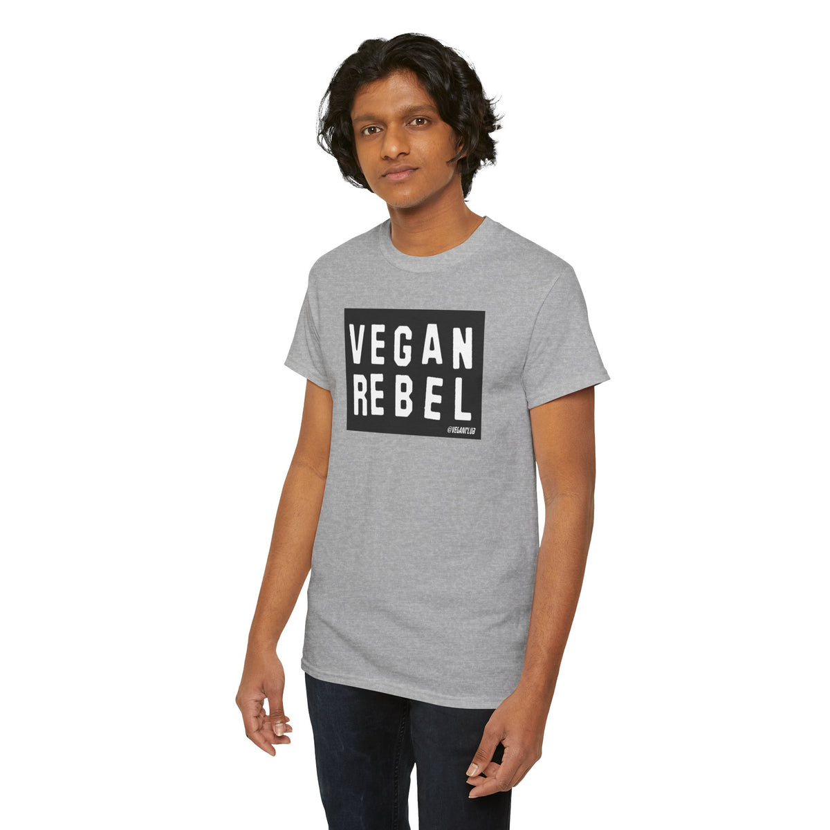 Vegan Rebel T-shirt - Unisex Heavy Cotton Tee