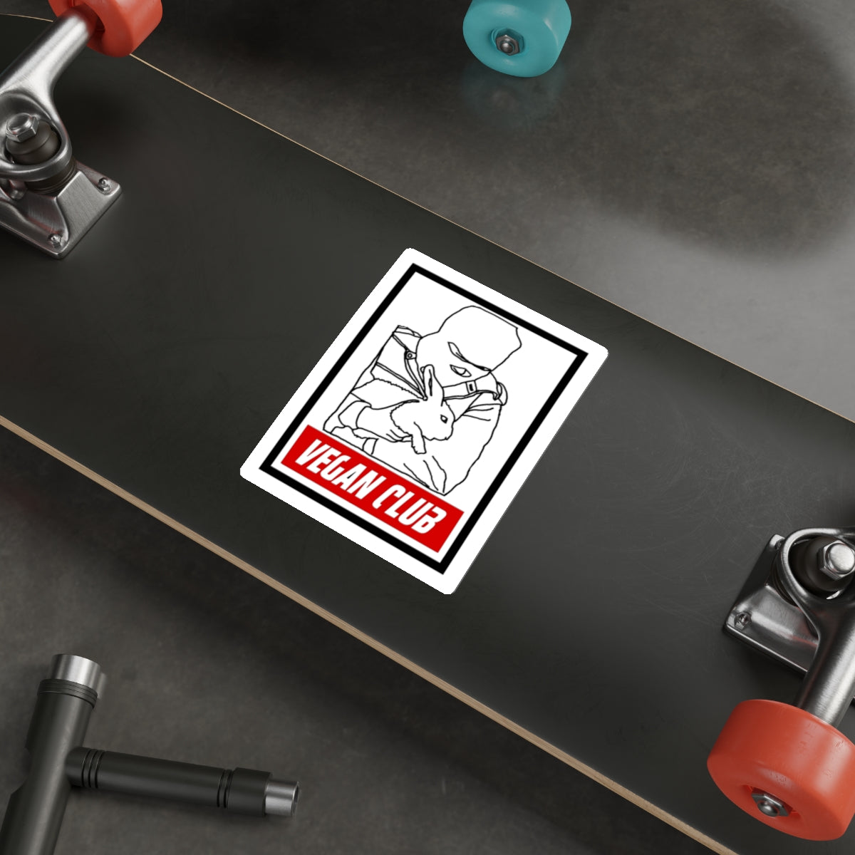 ALF Rabbit Rescue — Vegan Club sticker