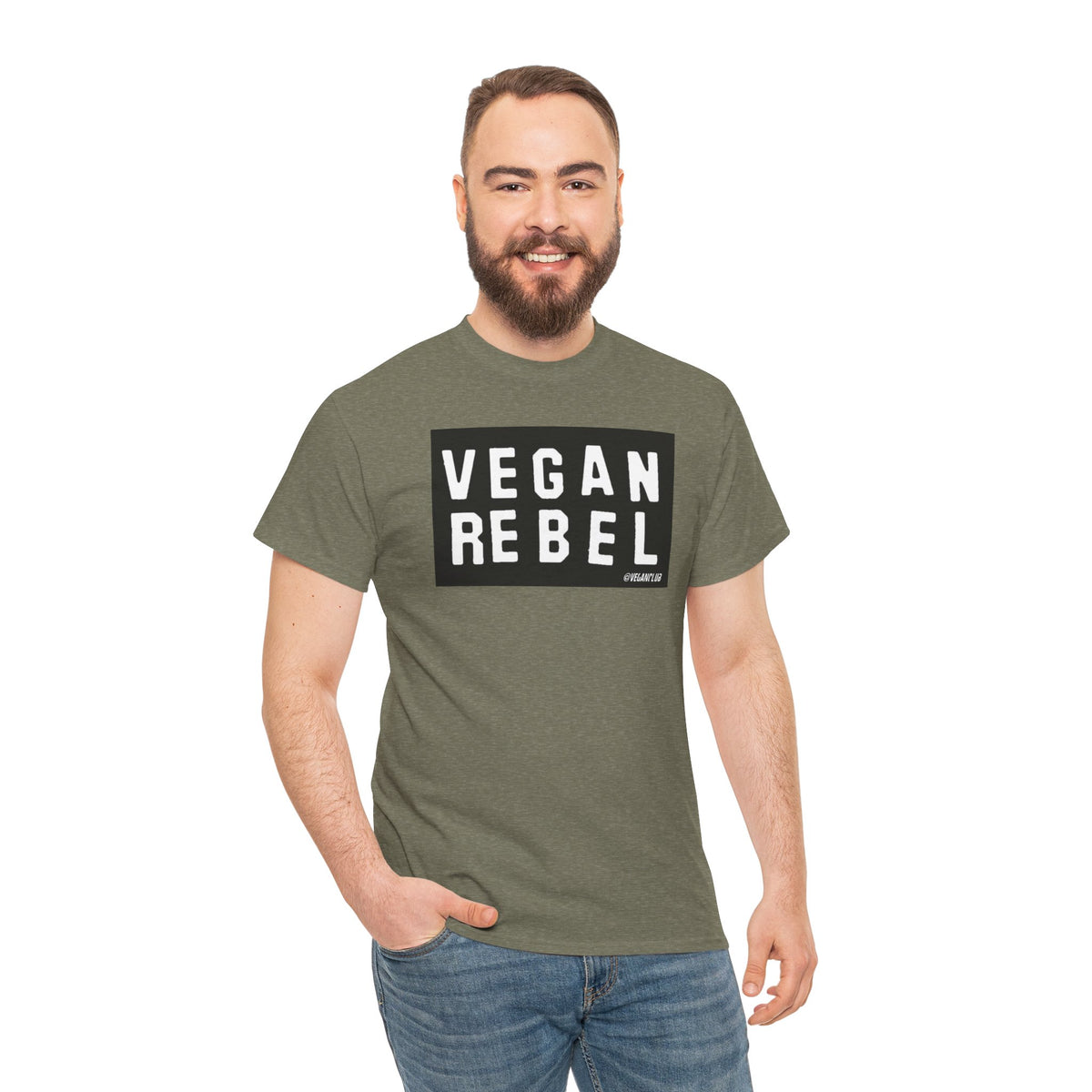 Vegan Rebel T-shirt - Unisex Heavy Cotton Tee