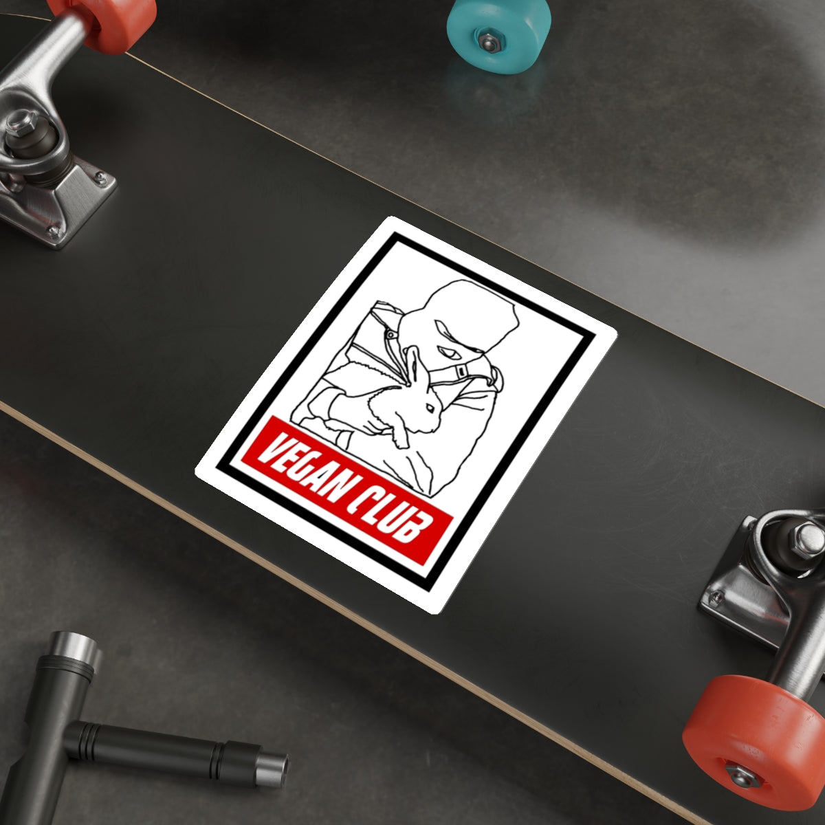 ALF Rabbit Rescue — Vegan Club sticker