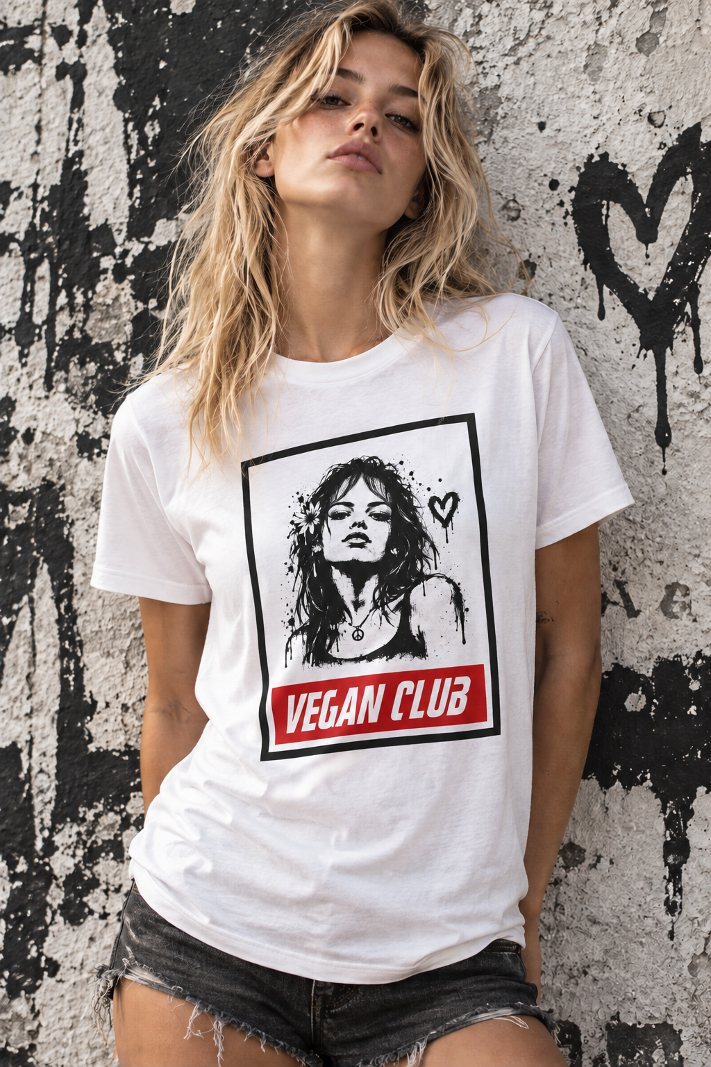Add Your Personalized Design on a Vegan Club Crew Unisex T-shirt