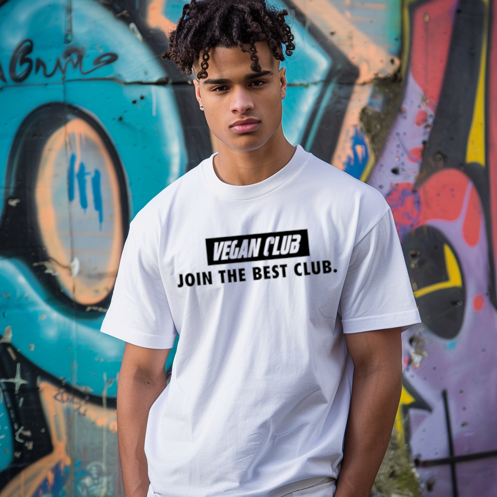 Join the Best Club T-shirt - Just do it! | Vegan Club Shirt