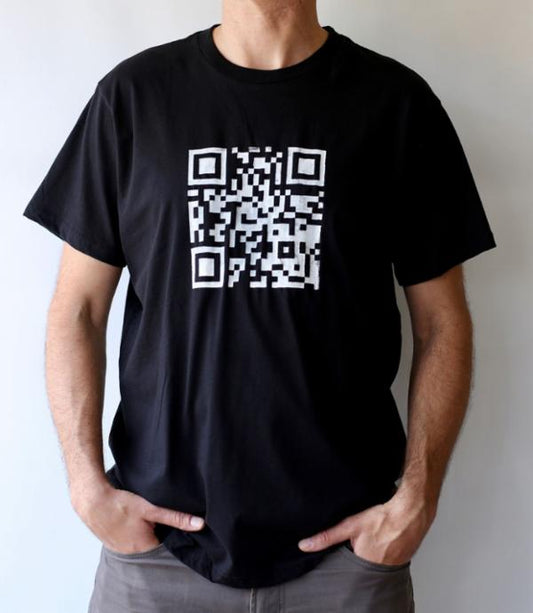 QR Code Unisex T-shirt | Vegan Streetwear