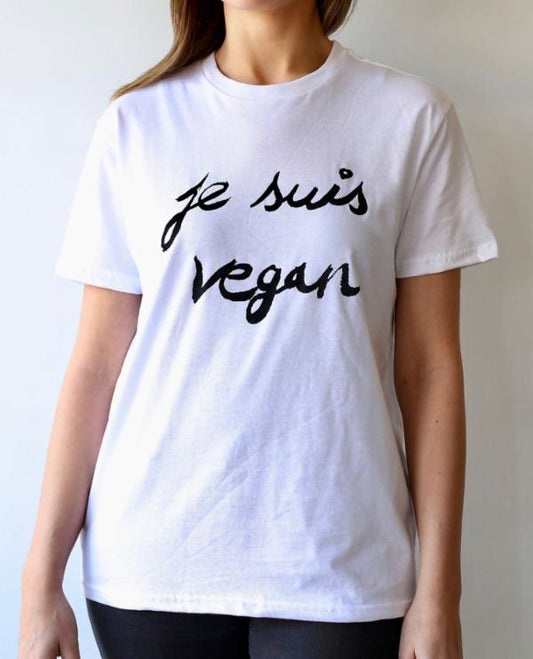 Je Suis Vegan Unisex T-shirt | Gifts for Men