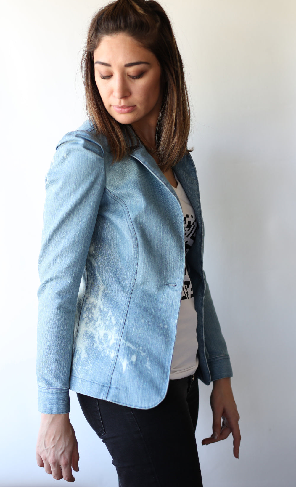 Haute Couture One of a Kind Up-cycled New Jacket "Vegan Rebel" Collab & Design by Jarod-Pi