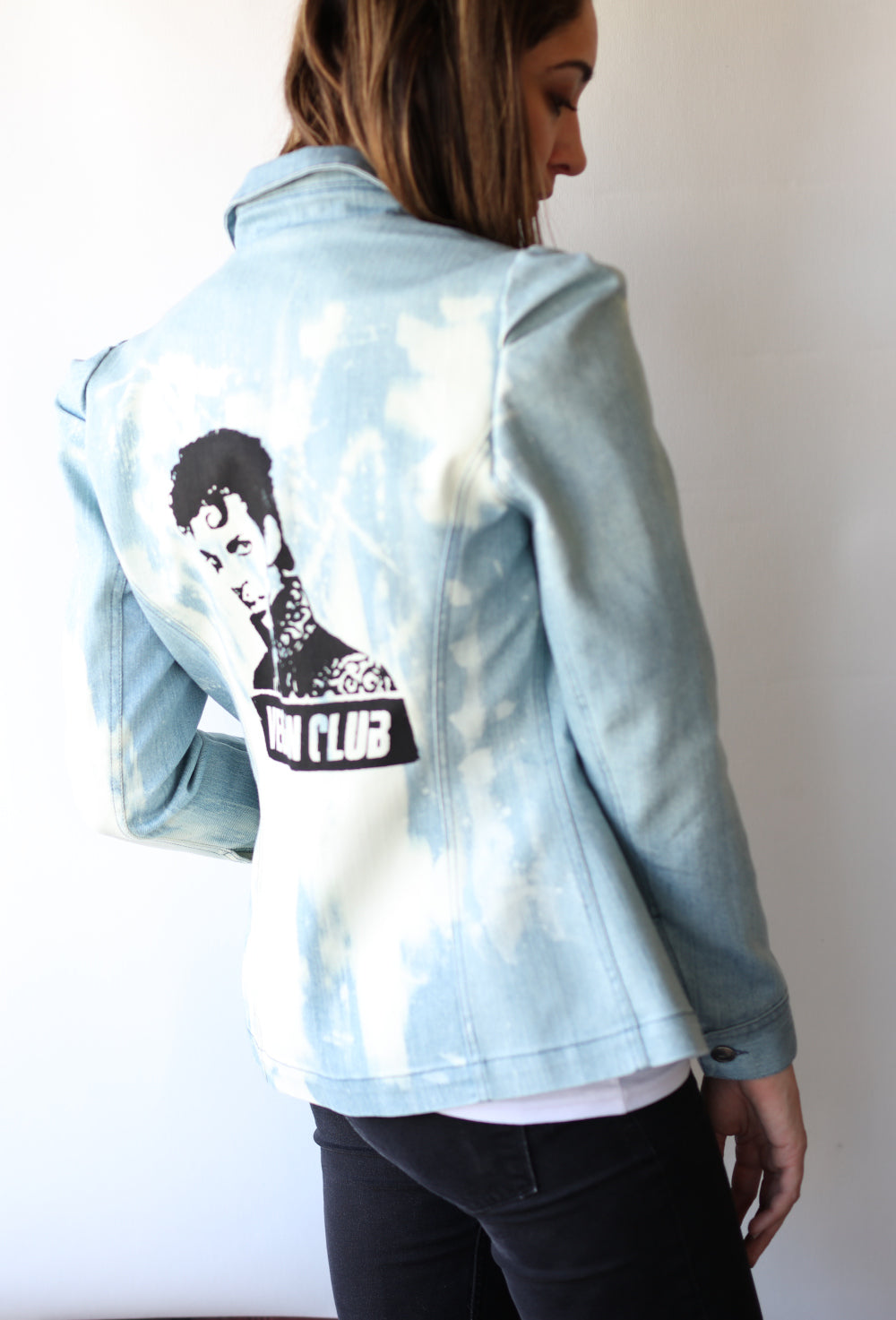 Haute Couture One of a Kind Up-cycled New Jacket featuring "Prince" Collab & Design by Jarod-Pi
