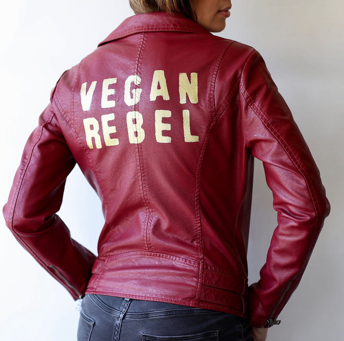 SOLD OUT - Vegan Rebel Faux Leather Jacket